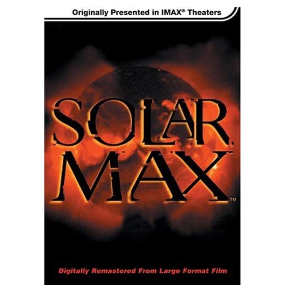 Solar Max DVD - IMAX Documentary | Remastered, Spectacular Space Journey
